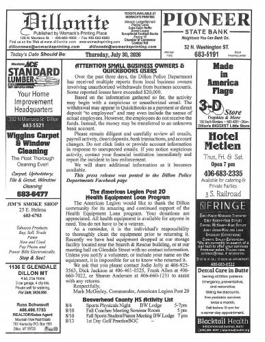 Thursday, July 30, 2026