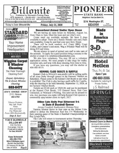 Friday, July 31, 2026