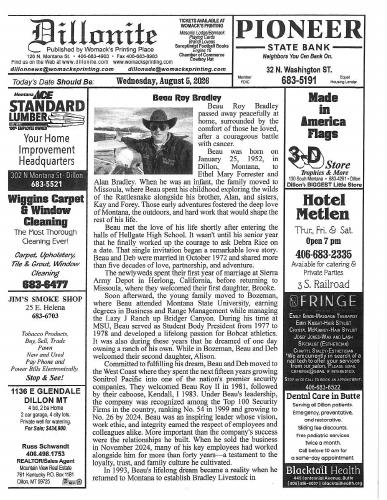 Wednesday, August 5, 2026